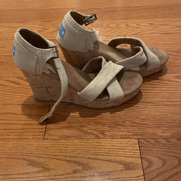 Tom’s sierra wedge heel sandals - Picture 2 of 4